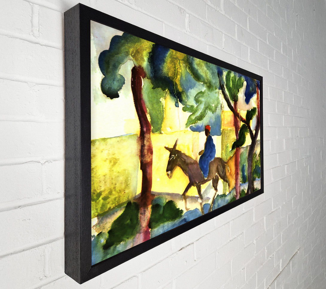  A Canvas Print of August Macke Donkey Rider Canvas Print