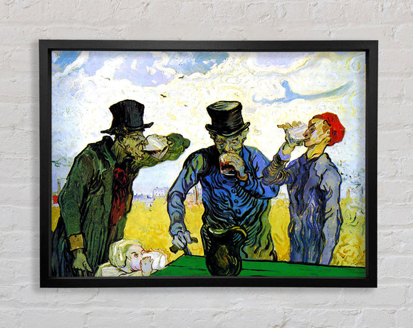 Van Gogh Drinkers Framed Print