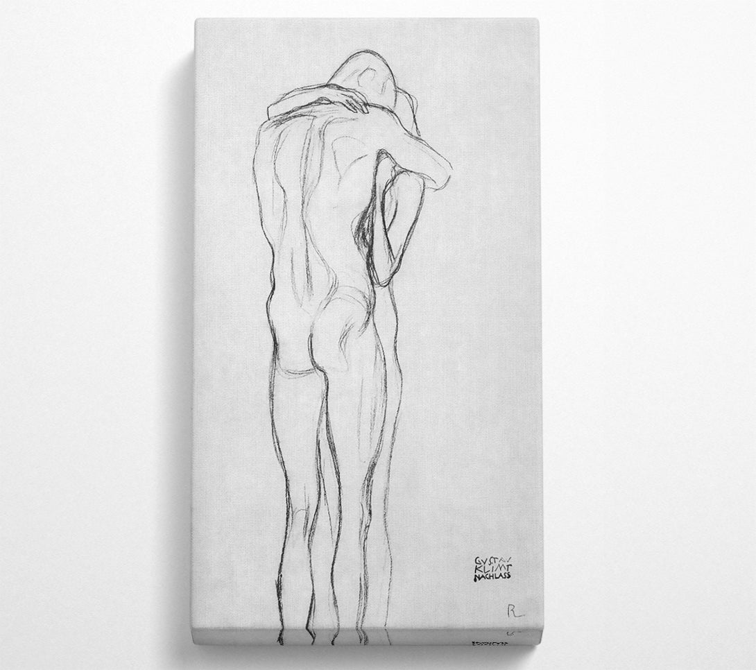  A Canvas Print of Klimt Embrace 2 Canvas Wall Art