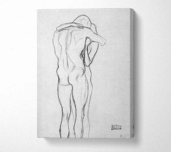  A Canvas Print of Klimt Embrace 2 Canvas Wall Art