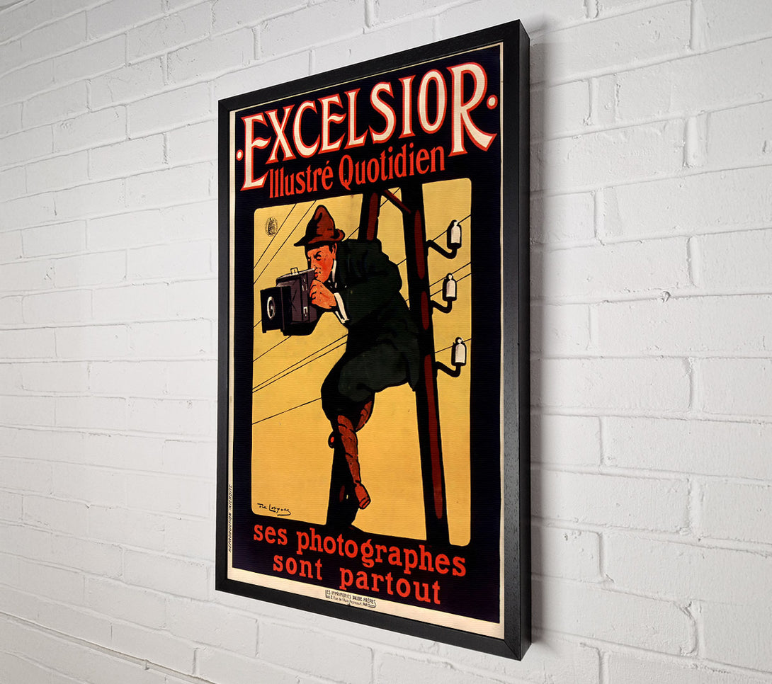  A Canvas Print of Excelsior Affiche Canvas Art