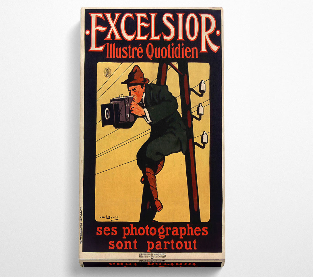 A Canvas Print of Excelsior Affiche Canvas Art