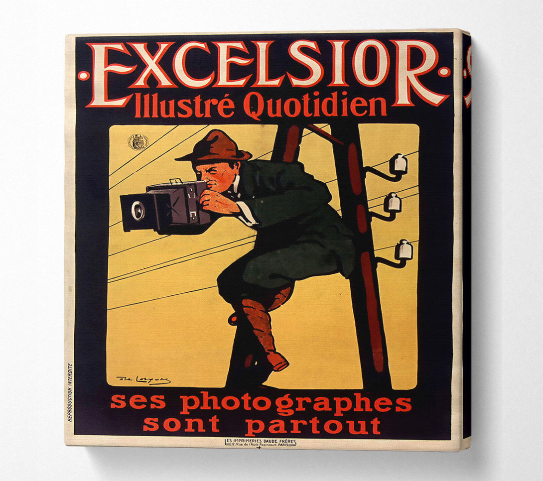  A Canvas Print of Excelsior Affiche Canvas Art