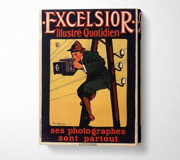  A Canvas Print of Excelsior Affiche Canvas Art