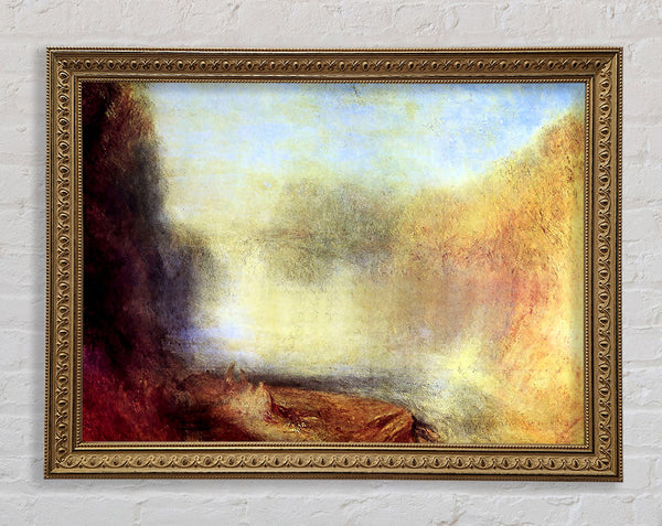 Joseph Mallord Turner Falls Of The Clyde Framed Print