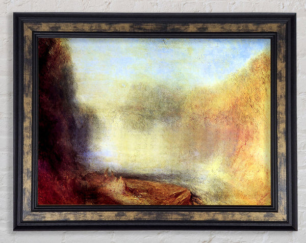 Joseph Mallord Turner Falls Of The Clyde Framed Print