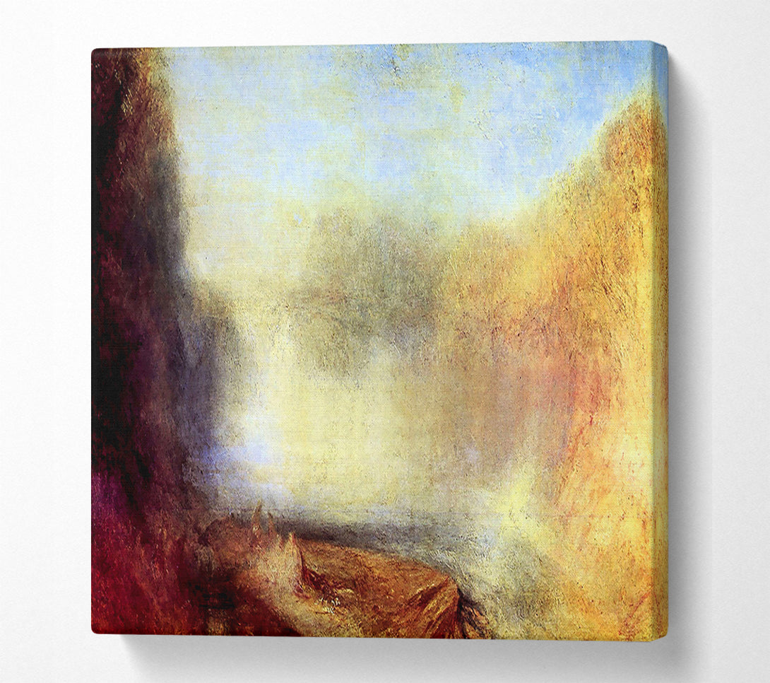  A Canvas Print of Joseph Mallord Turner Falls Of The Clyde Canvas Wall Art