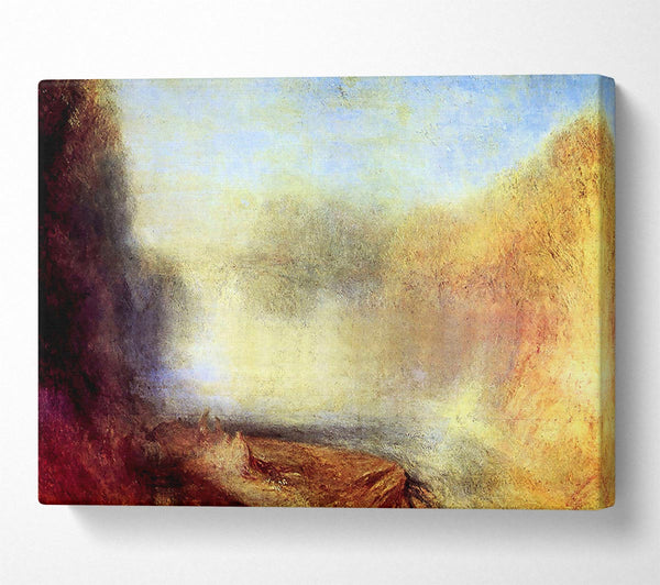  A Canvas Print of Joseph Mallord Turner Falls Of The Clyde Canvas Wall Art