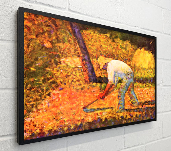 Seurat Farmer With Hoe
