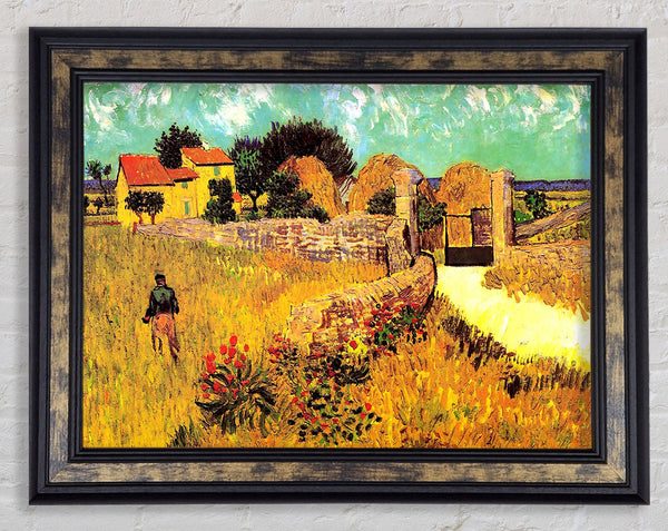 Van Gogh Farmhouse In Provence 1 Framed Print