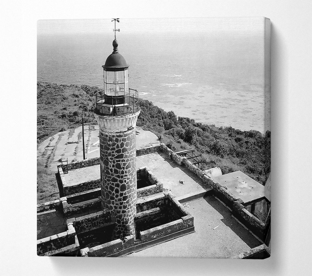  A Canvas Print of Ansel Adams Faro Isla De Culebritas 2 Canvas Print