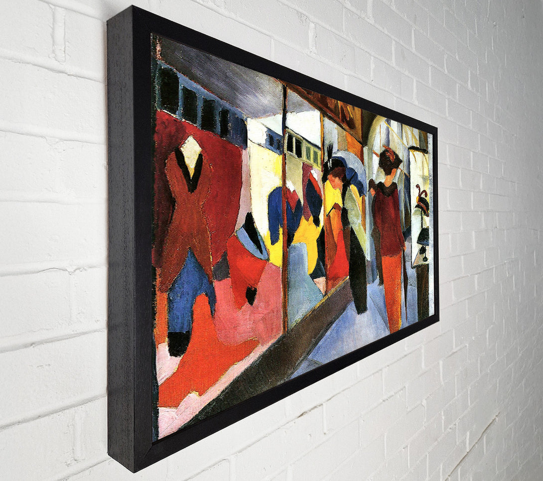  A Canvas Print of August Macke Fashion Store Canvas Art