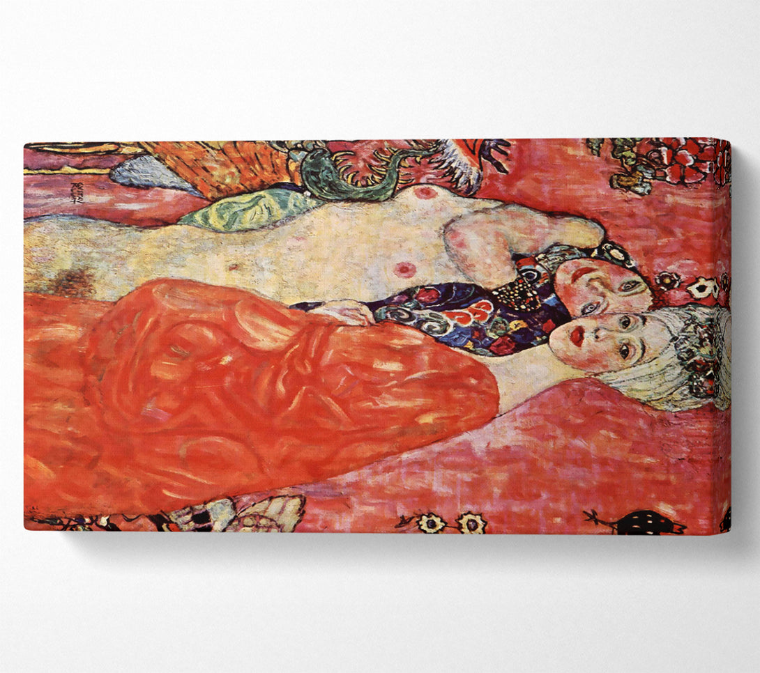  A Canvas Print of Klimt Female Act Canvas Art