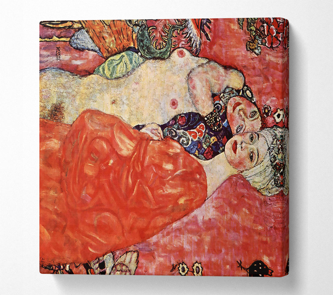  A Canvas Print of Klimt Female Act Canvas Art