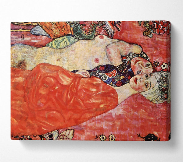  A Canvas Print of Klimt Female Act Canvas Art