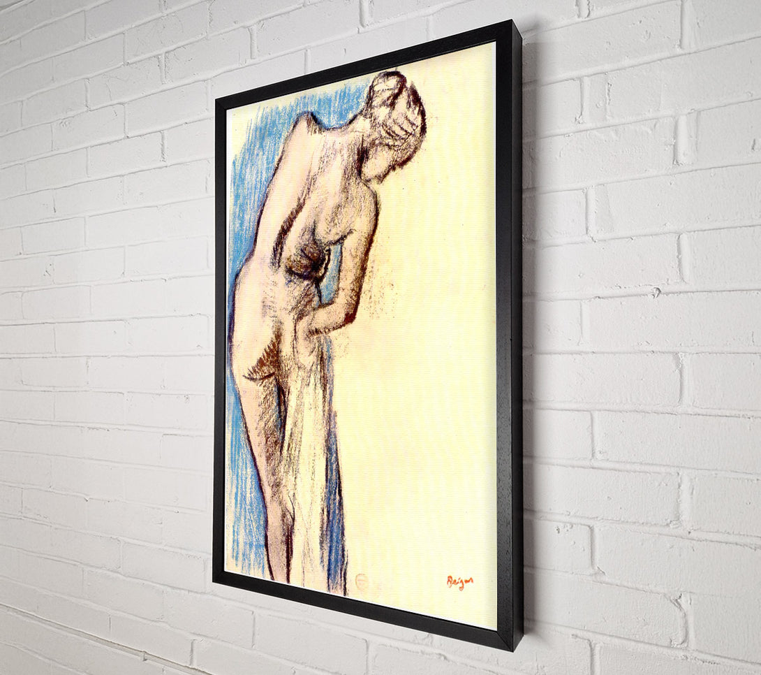  A Canvas Print of Degas Female After The Bath Canvas Wall Art