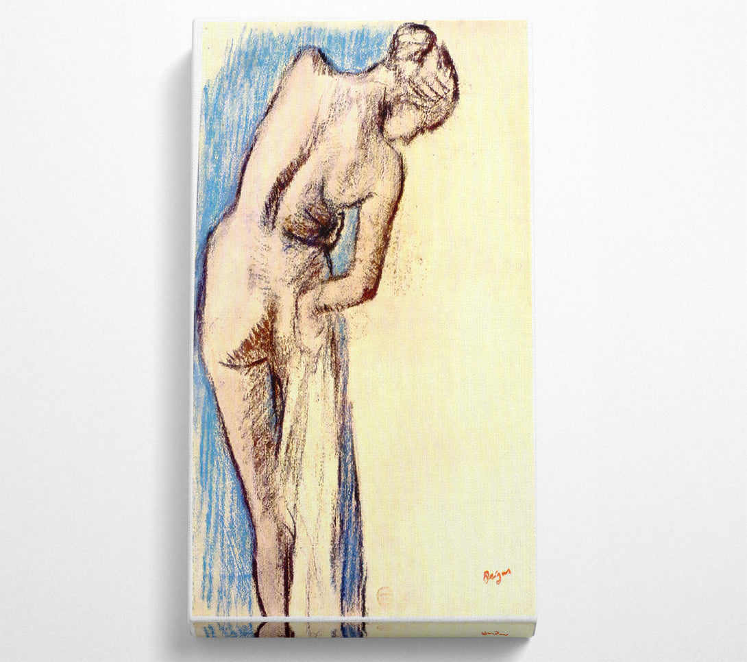  A Canvas Print of Degas Female After The Bath Canvas Wall Art