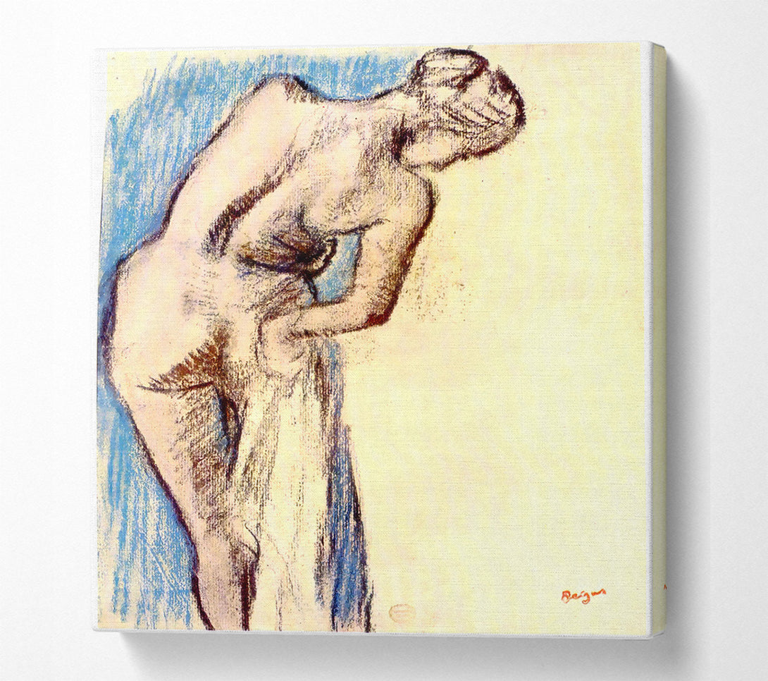  A Canvas Print of Degas Female After The Bath Canvas Wall Art