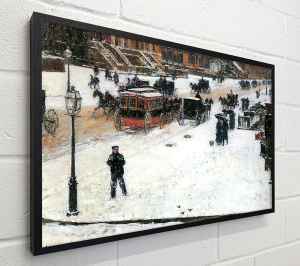 Hassam Fifth Avenue In Winter