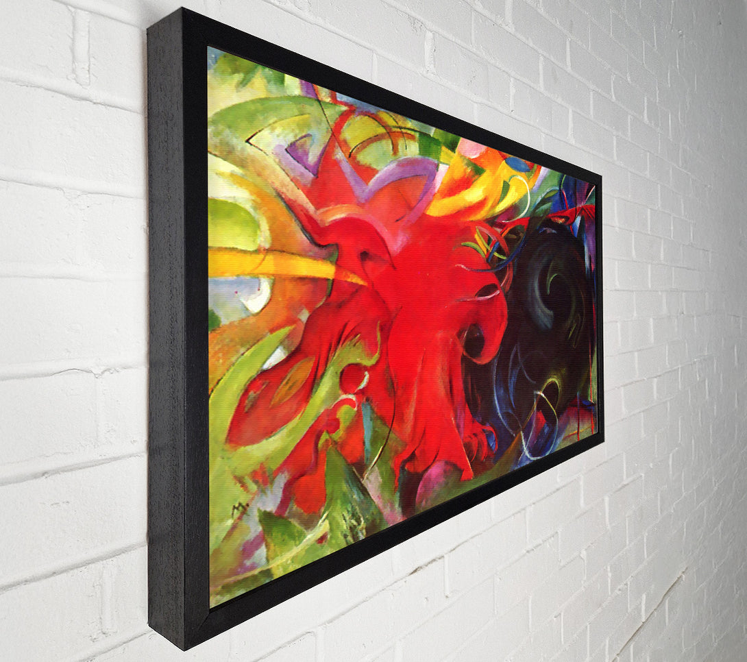  A Canvas Print of Franz Marc Fighting Forms Canvas Art