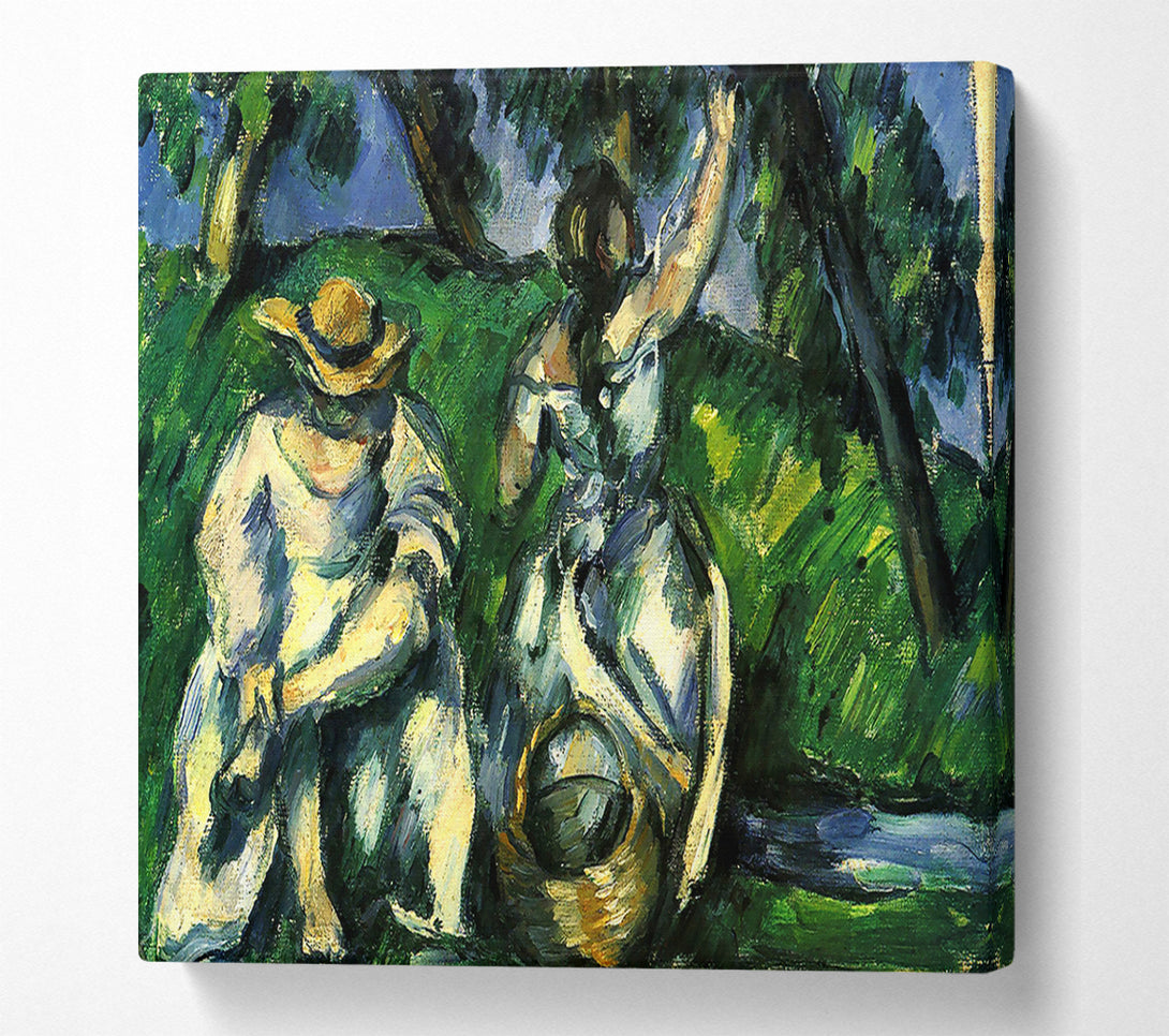  A Canvas Print of Cezanne Figures Canvas Wall Art
