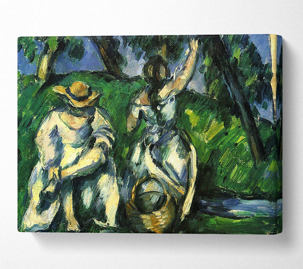  A Canvas Print of Cezanne Figures Canvas Wall Art