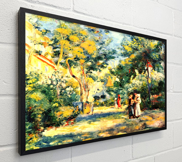 Van Gogh Figures In The Garden