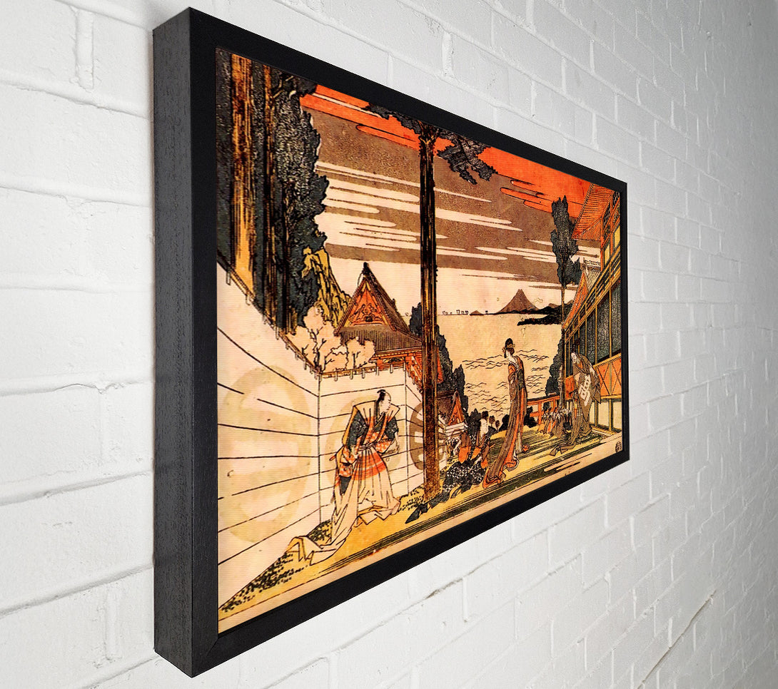  A Canvas Print of Hokusai First Act Canvas Print