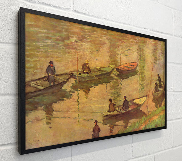 Monet Fishermen On The Seine At Poissy