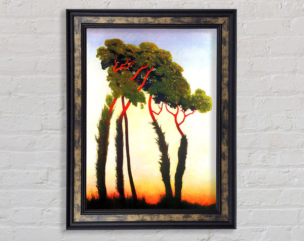 Felix Vallotton Five Trees Framed Print
