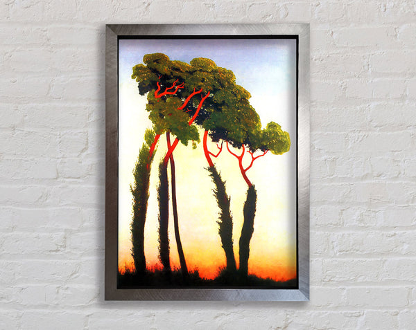 Felix Vallotton Five Trees Framed Print
