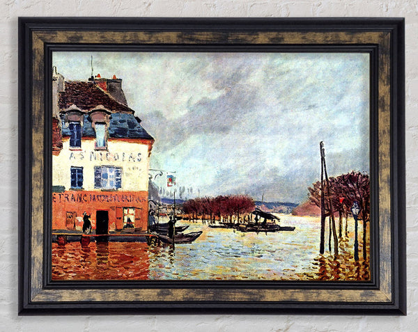 Sisley Flood At Port Marly 2 Framed Print