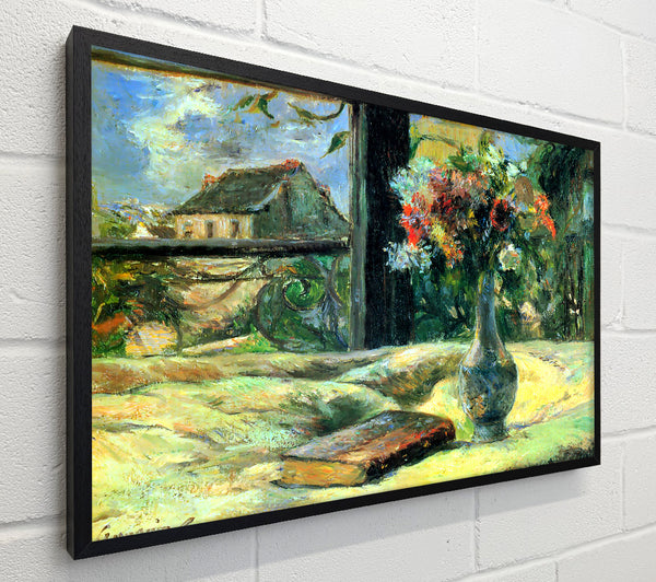 Gauguin Flower Vase In Window