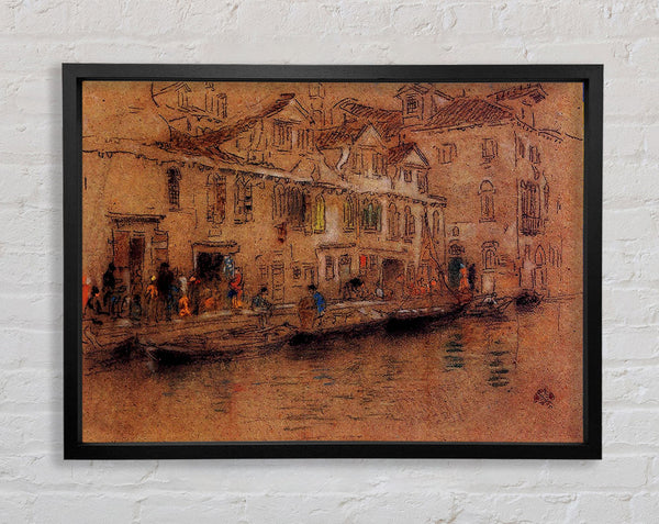 Whistler Fondamenta Dei Mori Framed Print