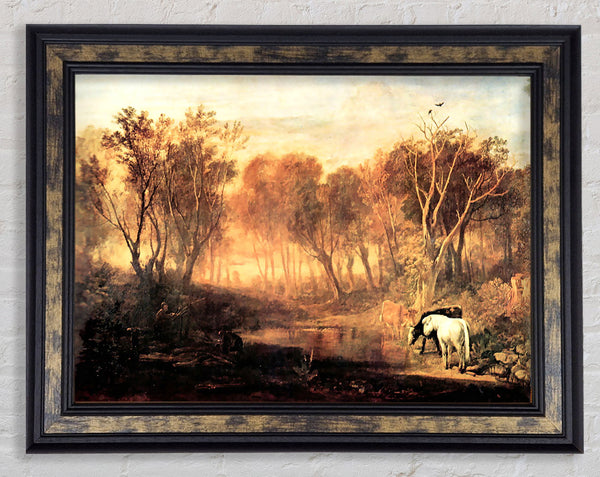 Joseph Mallord Turner Forest Of Bere Framed Print
