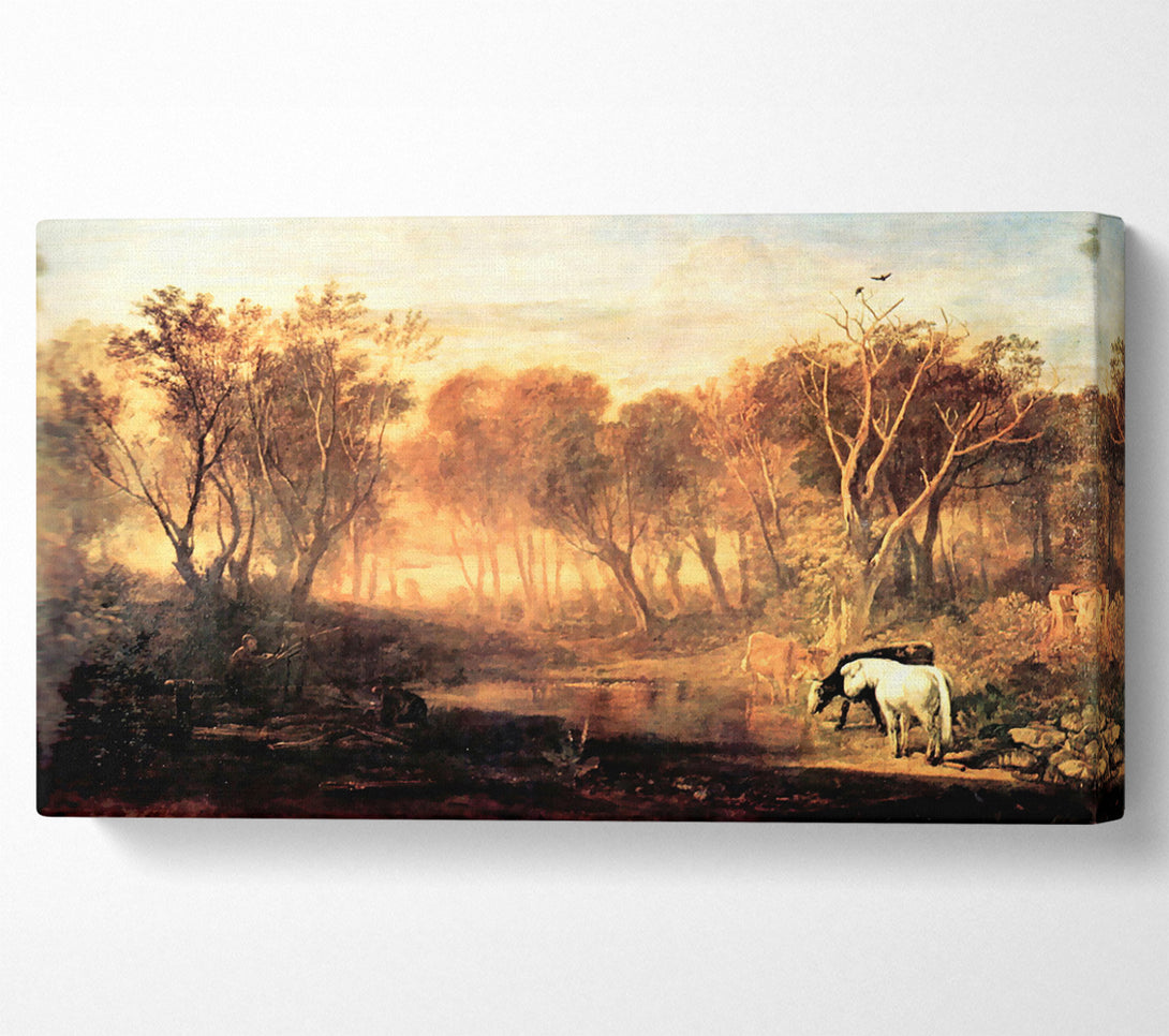  A Canvas Print of Joseph Mallord Turner Forest Of Bere Canvas Print