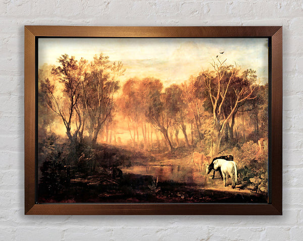 Joseph Mallord Turner Forest Of Bere Framed Print