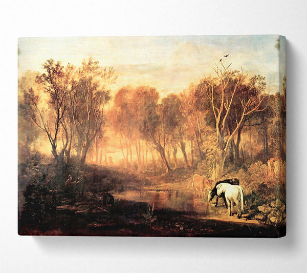  A Canvas Print of Joseph Mallord Turner Forest Of Bere Canvas Print