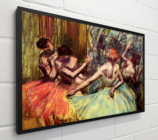 Degas Four Dancers Behind The Scenes