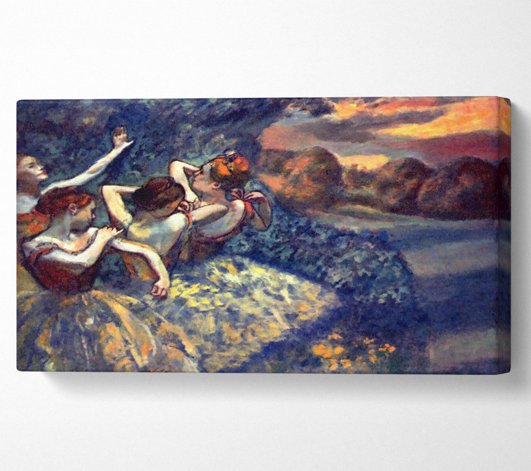  A Canvas Print of Degas Four Dancers Canvas Art