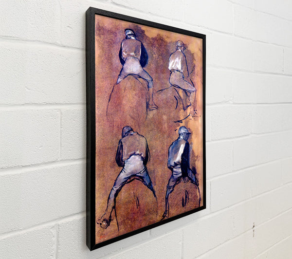 Degas Four Studies Of Jockeys