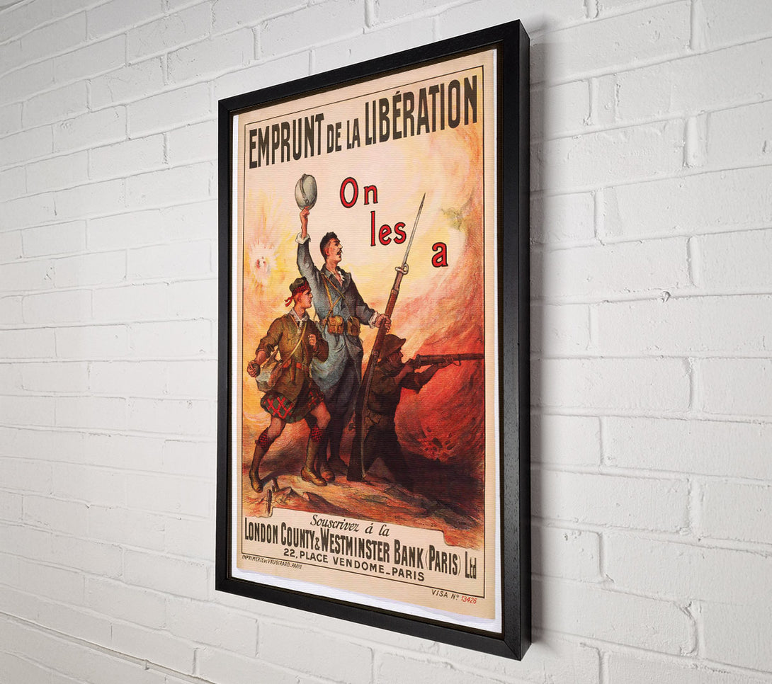  A Canvas Print of French Liberation 2 Canvas Wall Art