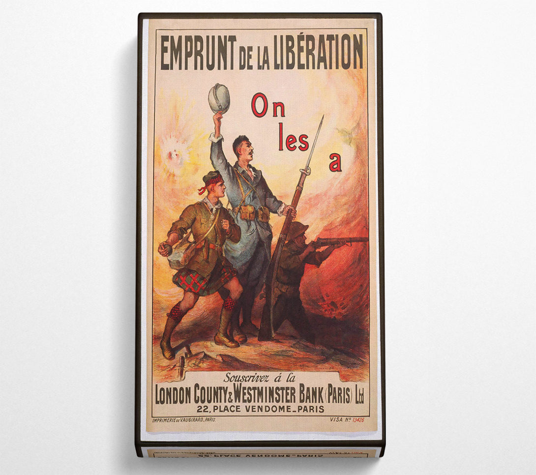  A Canvas Print of French Liberation 2 Canvas Wall Art