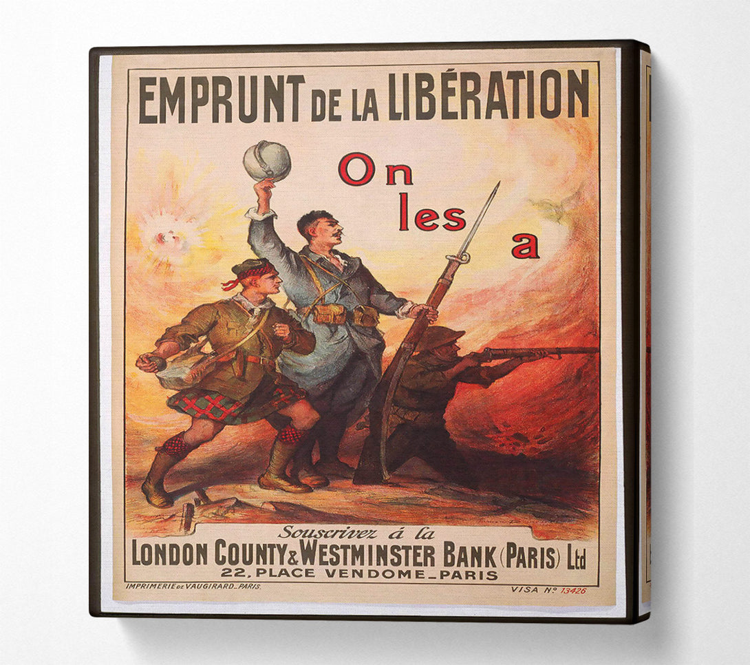  A Canvas Print of French Liberation 2 Canvas Wall Art