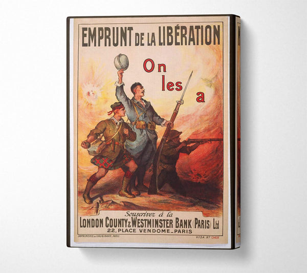  A Canvas Print of French Liberation 2 Canvas Wall Art