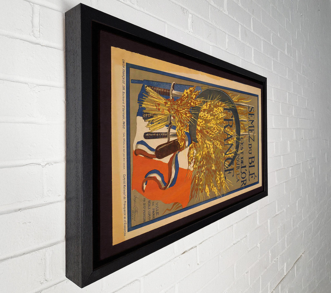  A Canvas Print of French Poster Canvas Art