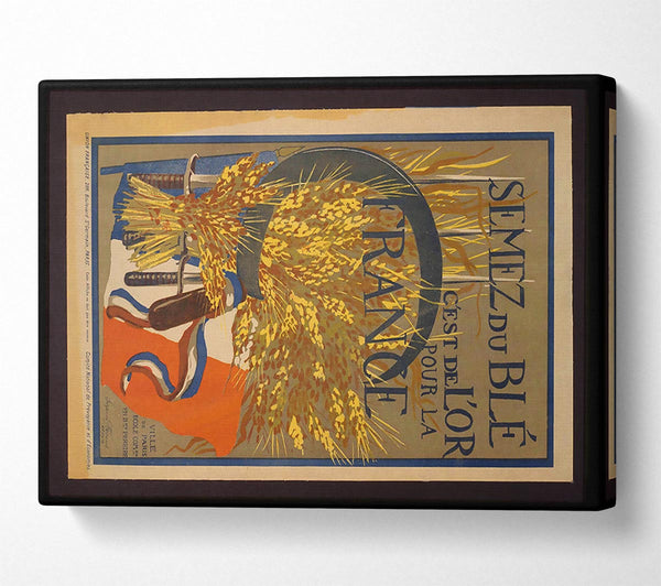  A Canvas Print of French Poster Canvas Art