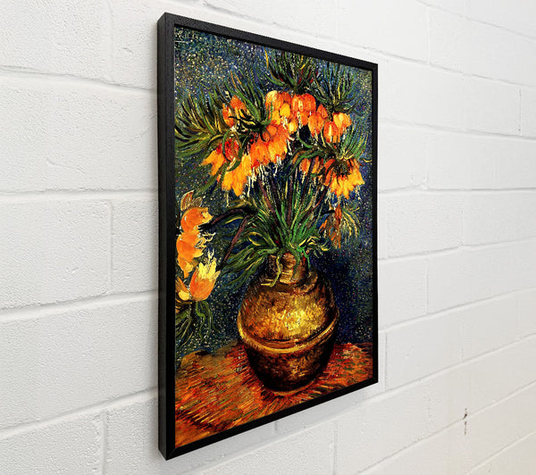Van Gogh Fritillaries In A Copper Vase