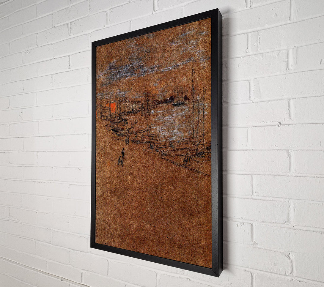  A Canvas Print of Whistler From The Cafe Orientale Canvas Wall Art