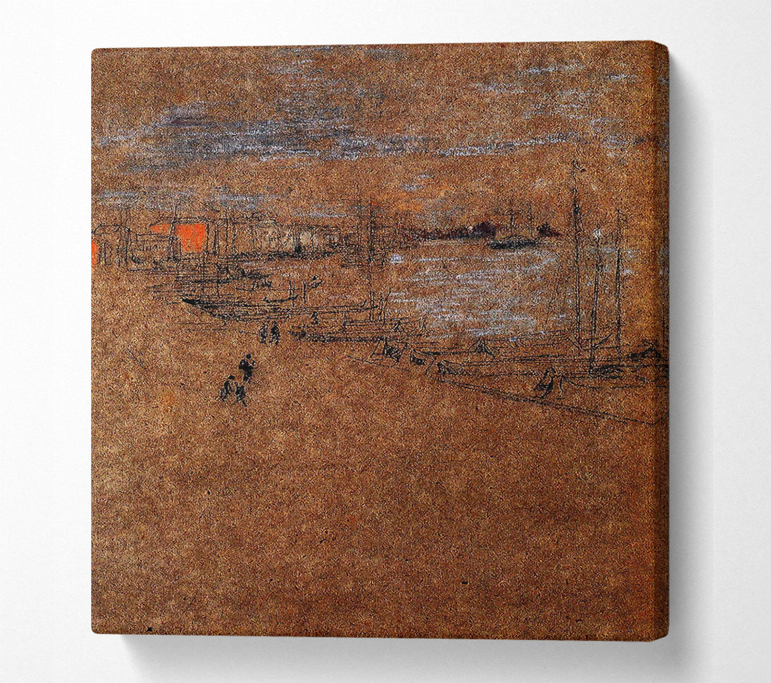  A Canvas Print of Whistler From The Cafe Orientale Canvas Wall Art